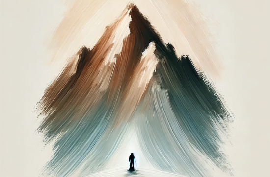 "Mountains are not conquered in a single step, but by the strength to keep climbing."