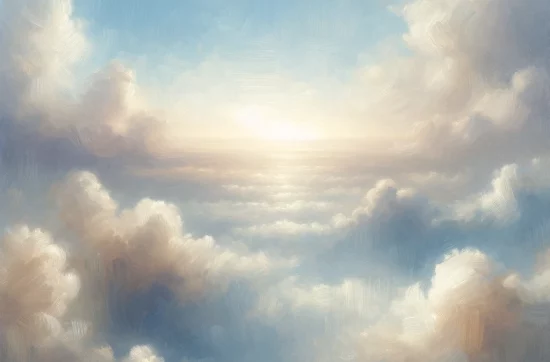 Cluttered thoughts are like passing clouds—notice them, but let them drift, knowing clarity is always within reach.