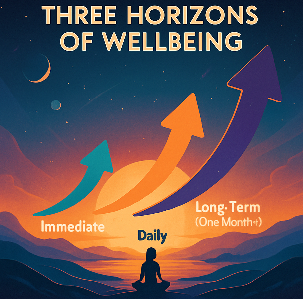 The Three Horizons of Wellbeing: A Framework for Intentional Living