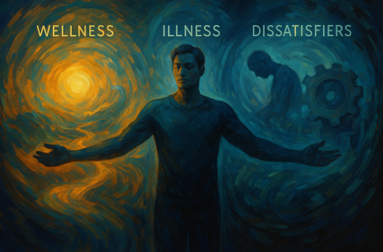 "The Triumvirate of Wellbeing: Wellness, Illness, and the Dissatisfiers We Forget About